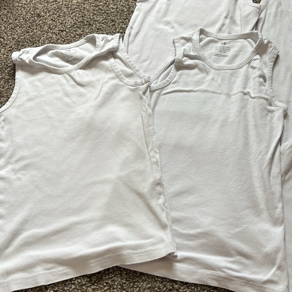 H&M kids boys undershirts ser of 5 size 8/10 - Picture 3 of 4